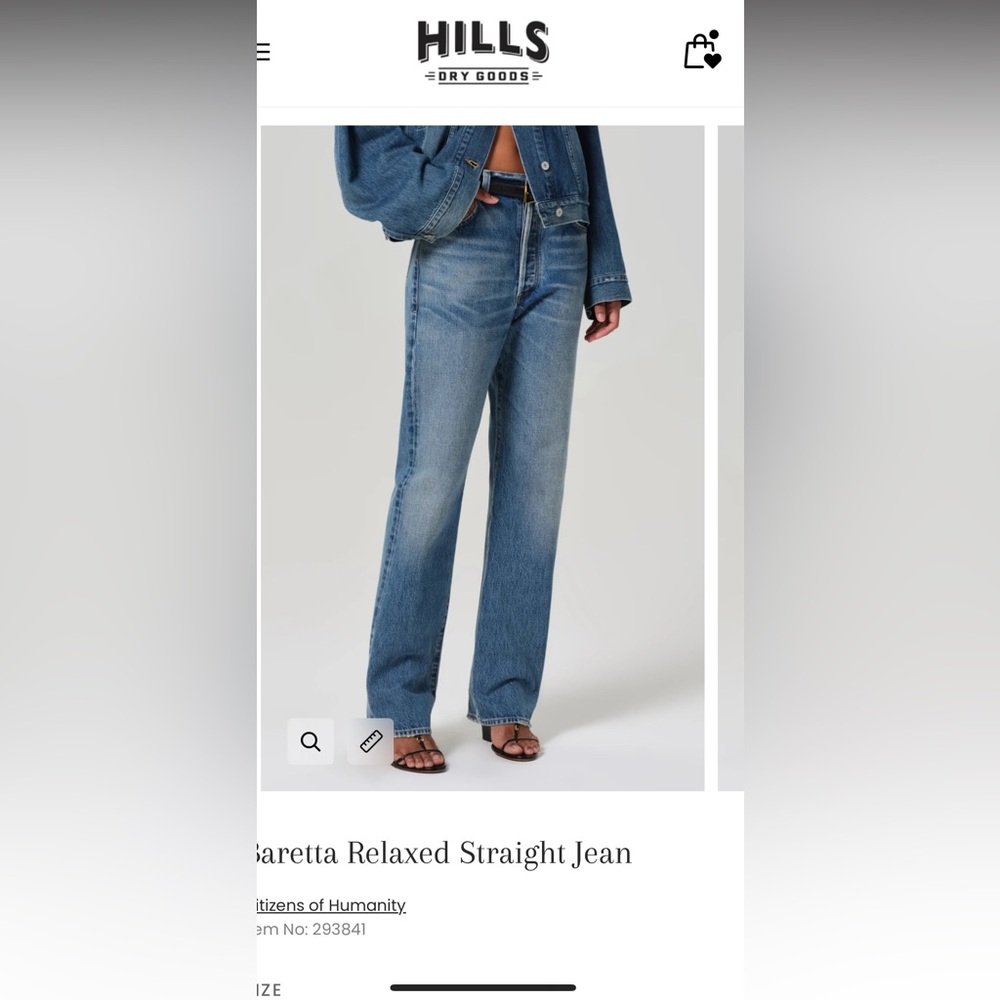 Citizens Baretta Relaxed Straight Jean